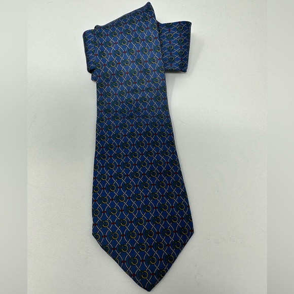 Gucci vintage tie blue - Picture 1 of 8